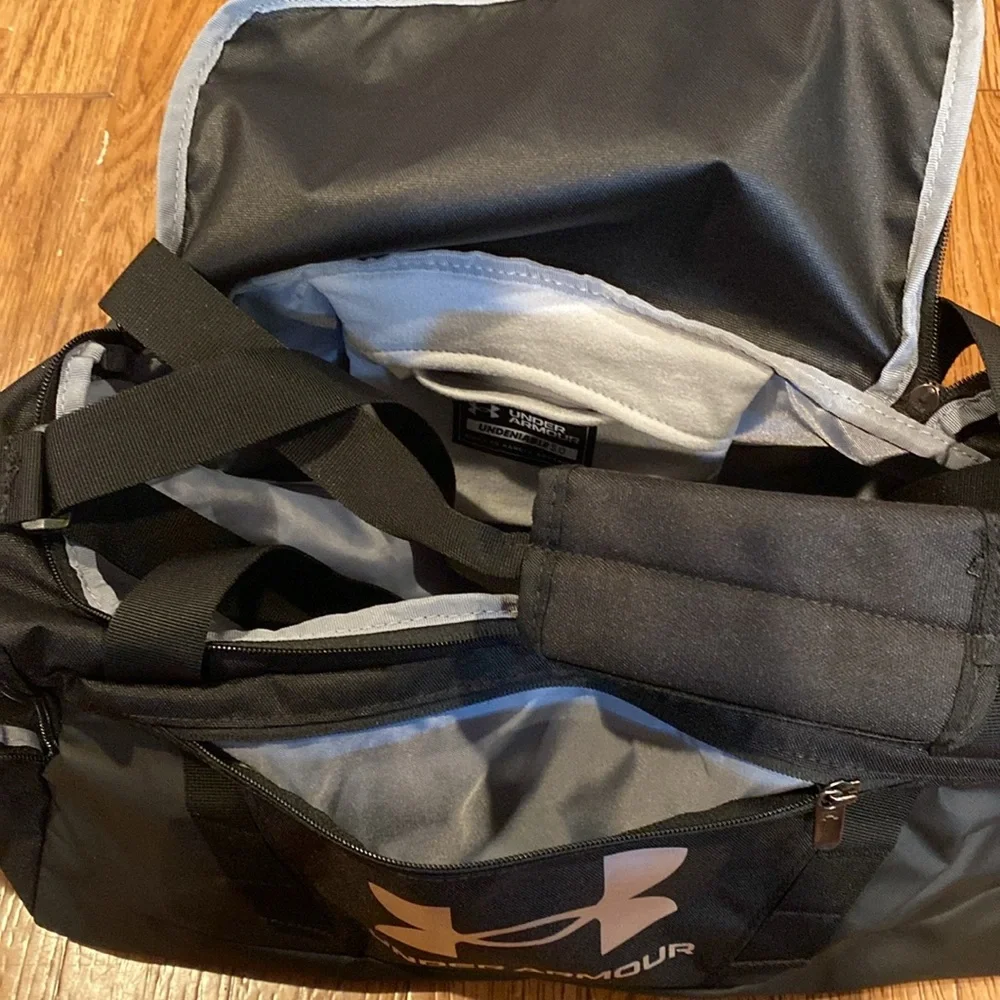 Under Armour Black Duffel Bag NWT
